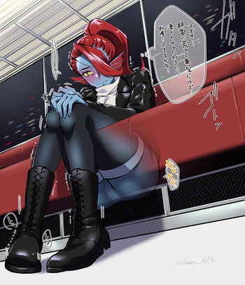 Densha de Oshi ga Masuru Undyne-chan cover
