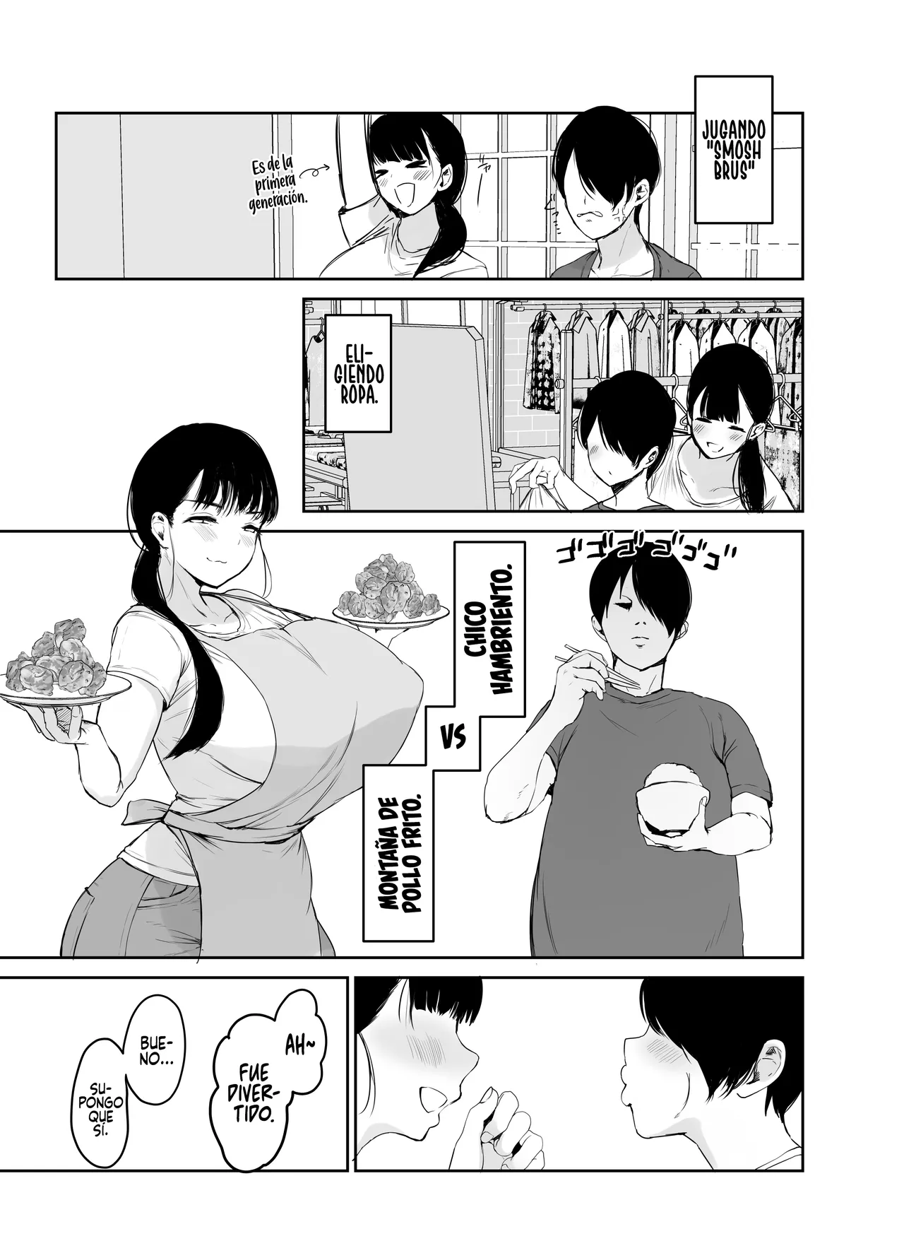 Okaasan ni wa Kore Gurai Shika Dekinaikara｜Porque lo ÚNICO que puede hacer mi MADRE es INCESTO... page 6 full