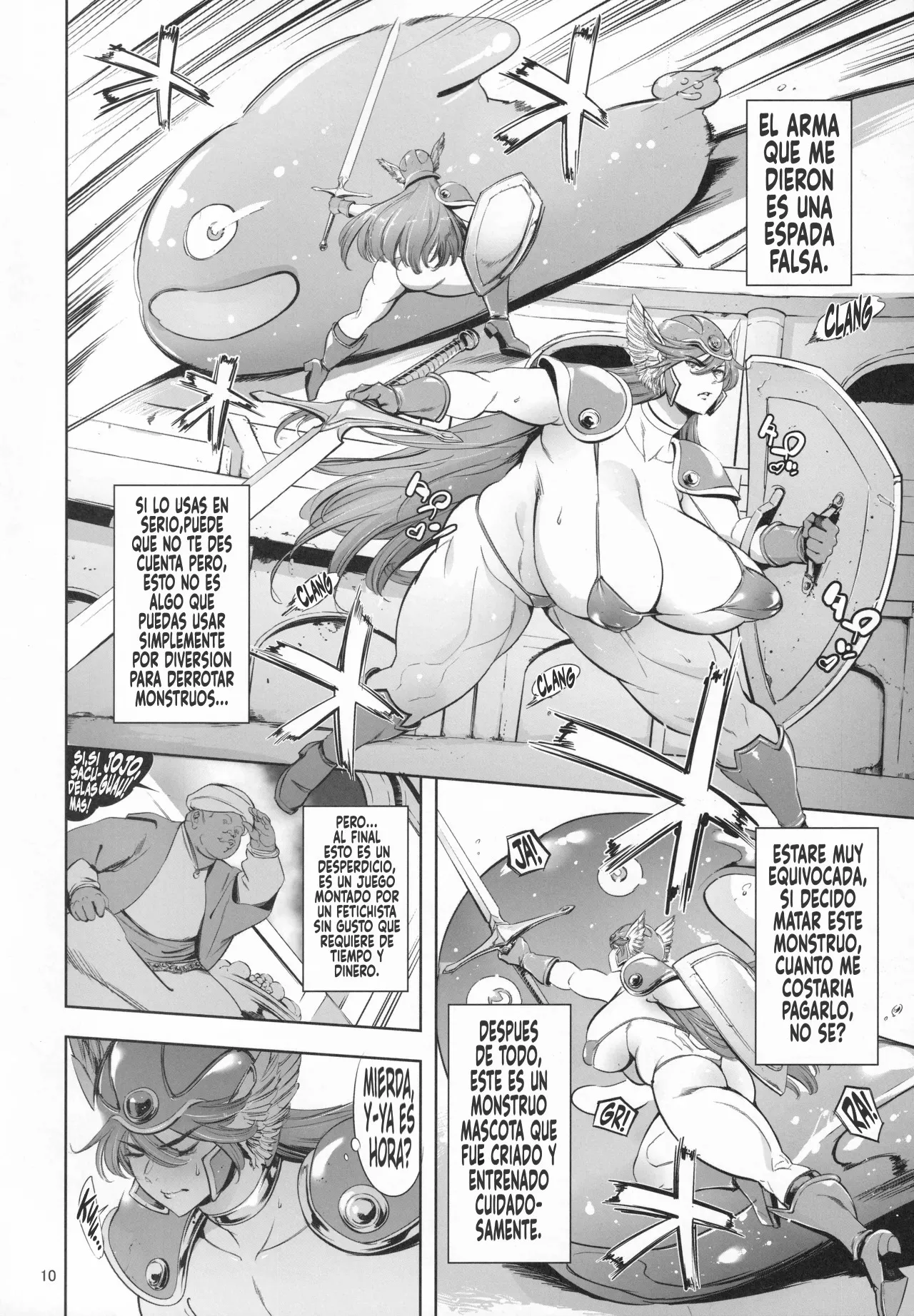 Haiboku Onna Senshi to Yareru Sabaku no Kuni no Tougijou l Una arena en un País Desértico donde Puedes Follar con una Guerrera Derrotada page 9 full