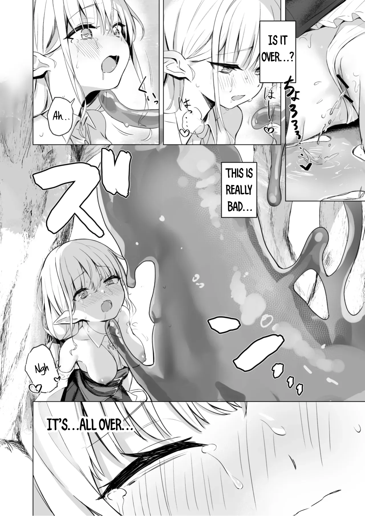 Slime no Doku de Hatsujou shita node Nakama to Les Sex shite mo Mondainai | It's Okay to Have Lesbian Sex With My Comrade Because The Slime's Poison Made Us Horny page 8 full