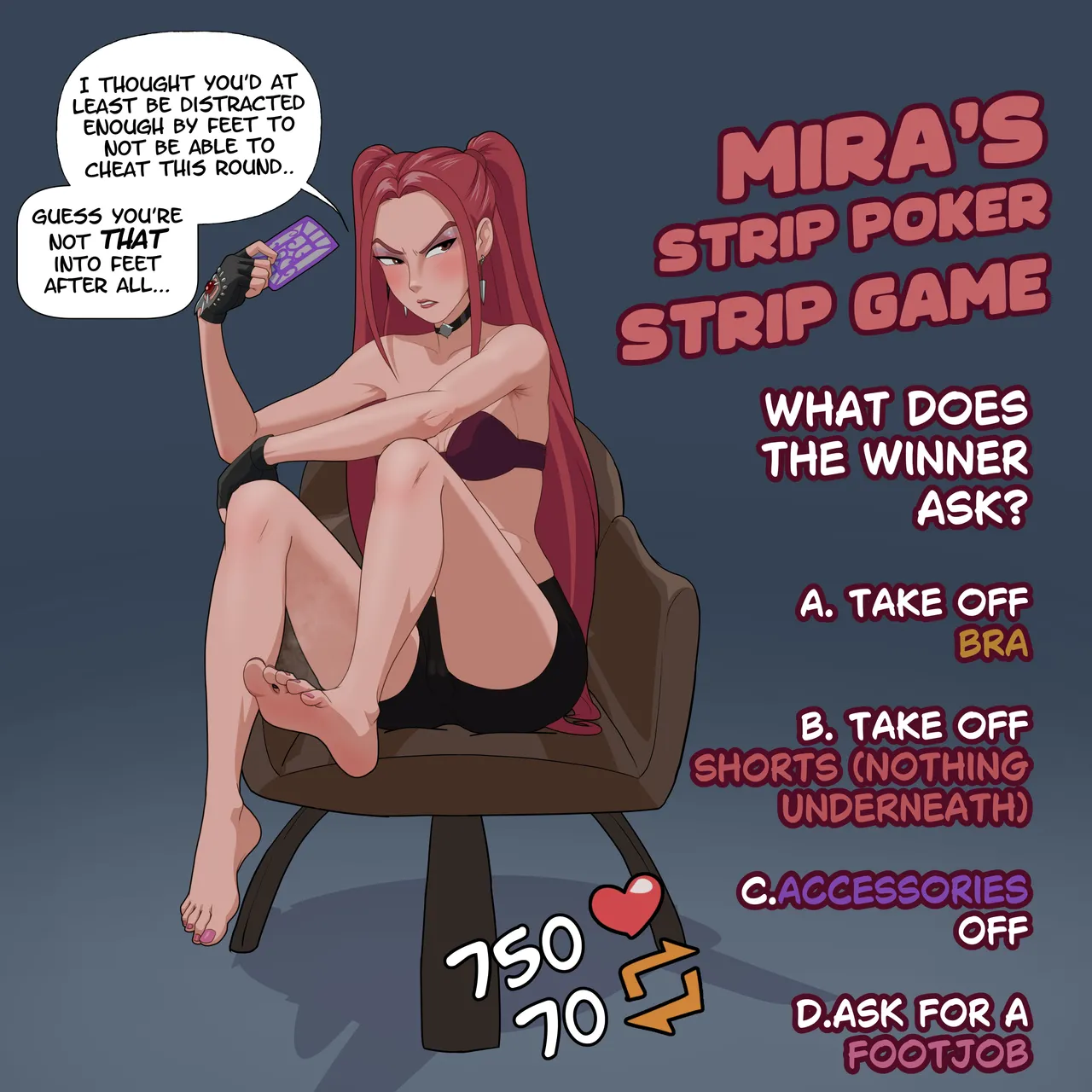 Mira's Strip Poker Strip Game page 4 full