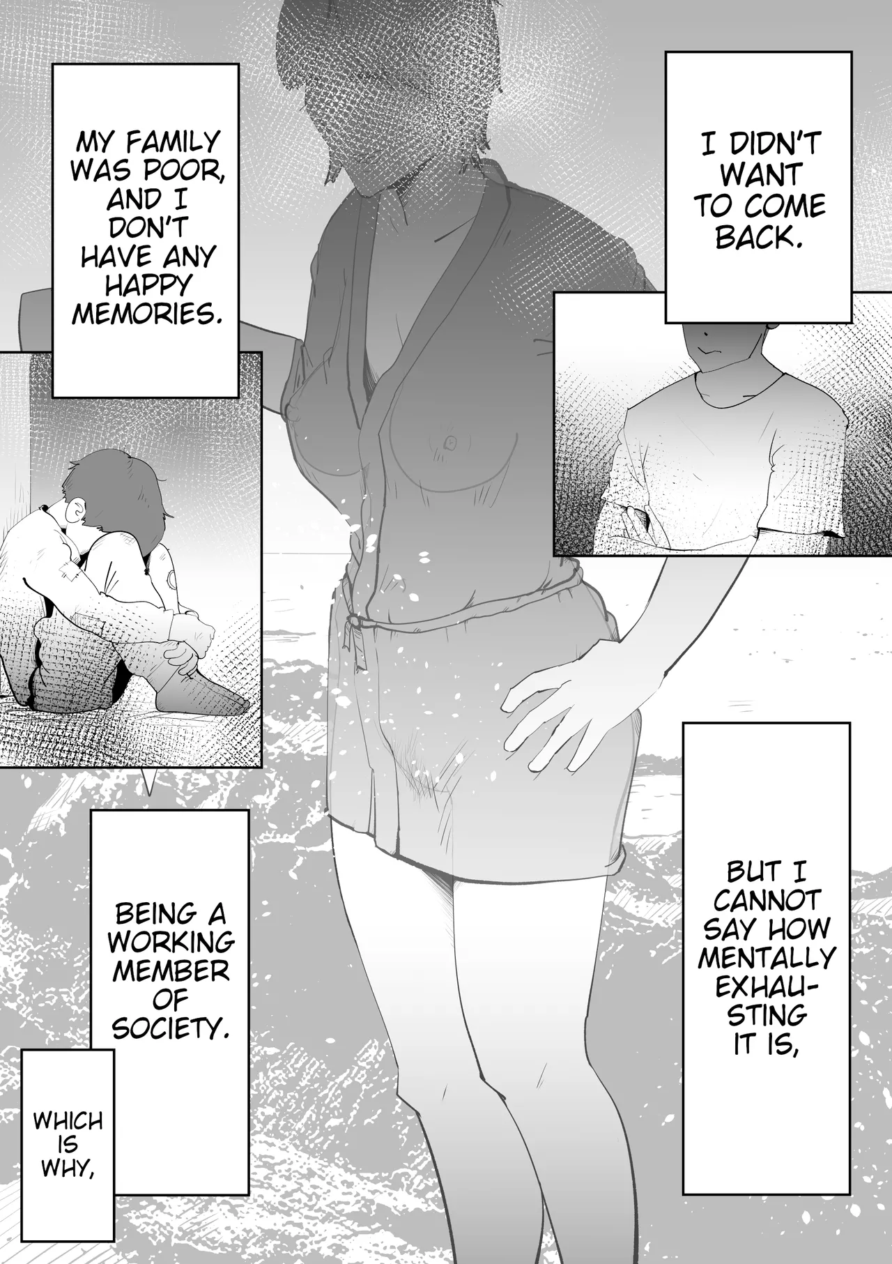 Umi Awabi ~Hama Onna no Yabojo~ | Abalone ~Night at a Fisherwoman's House~ page 2 full