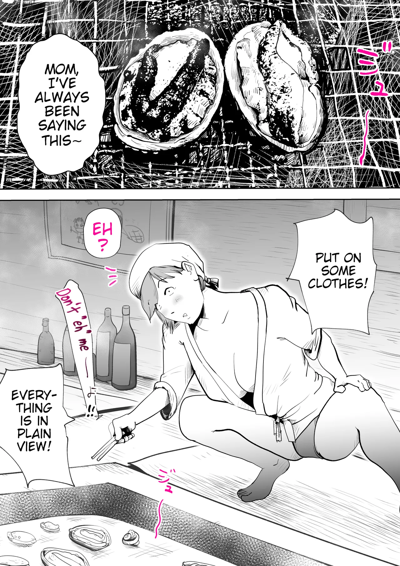 Umi Awabi ~Hama Onna no Yabojo~ | Abalone ~Night at a Fisherwoman's House~ page 4 full