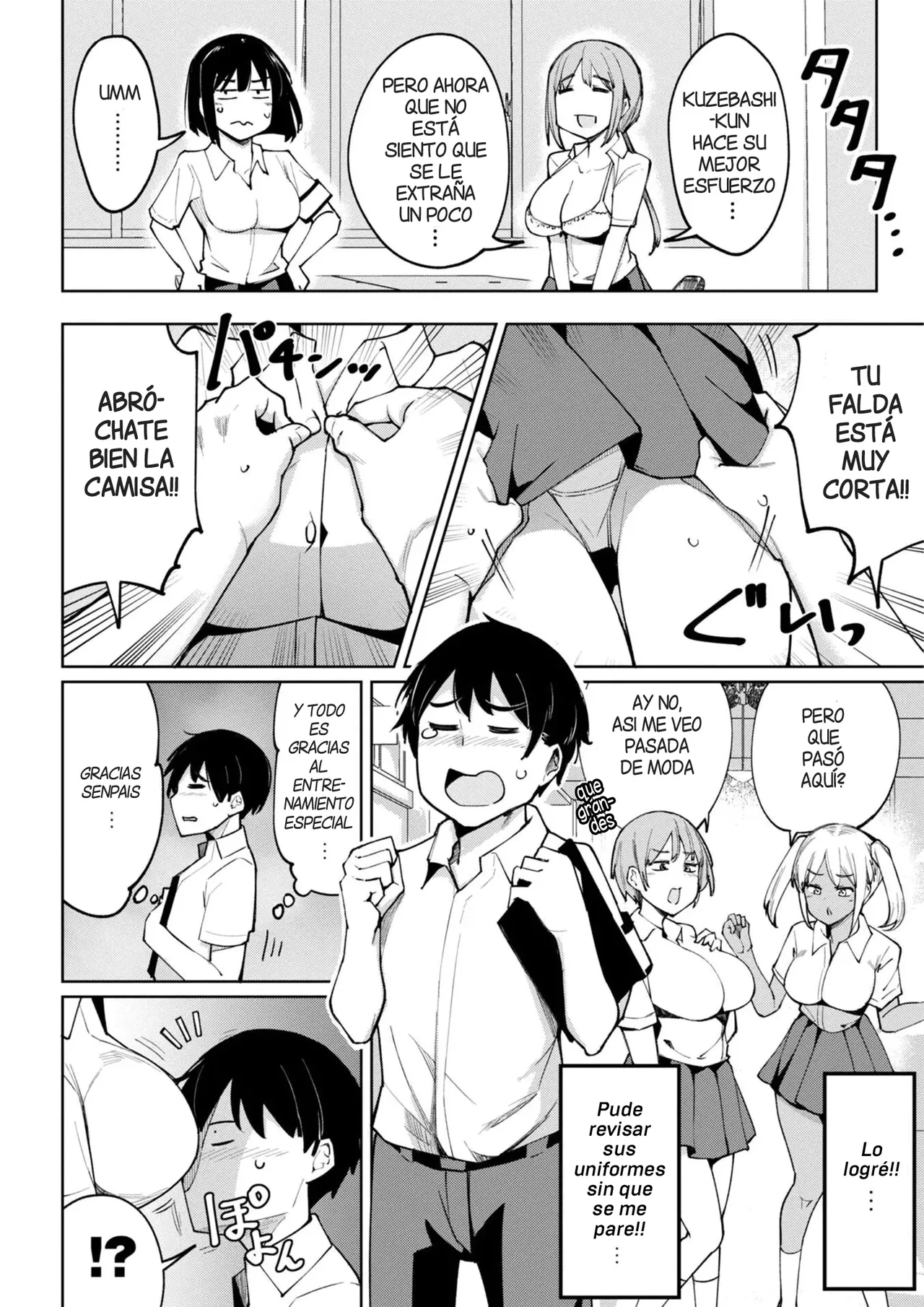 Kouhai Amayakashi Harem in Fuuki Iinkai Ch. 6 | Un Kouhai mimado por un Haren en el Comite de la Moral Publica page 4 full
