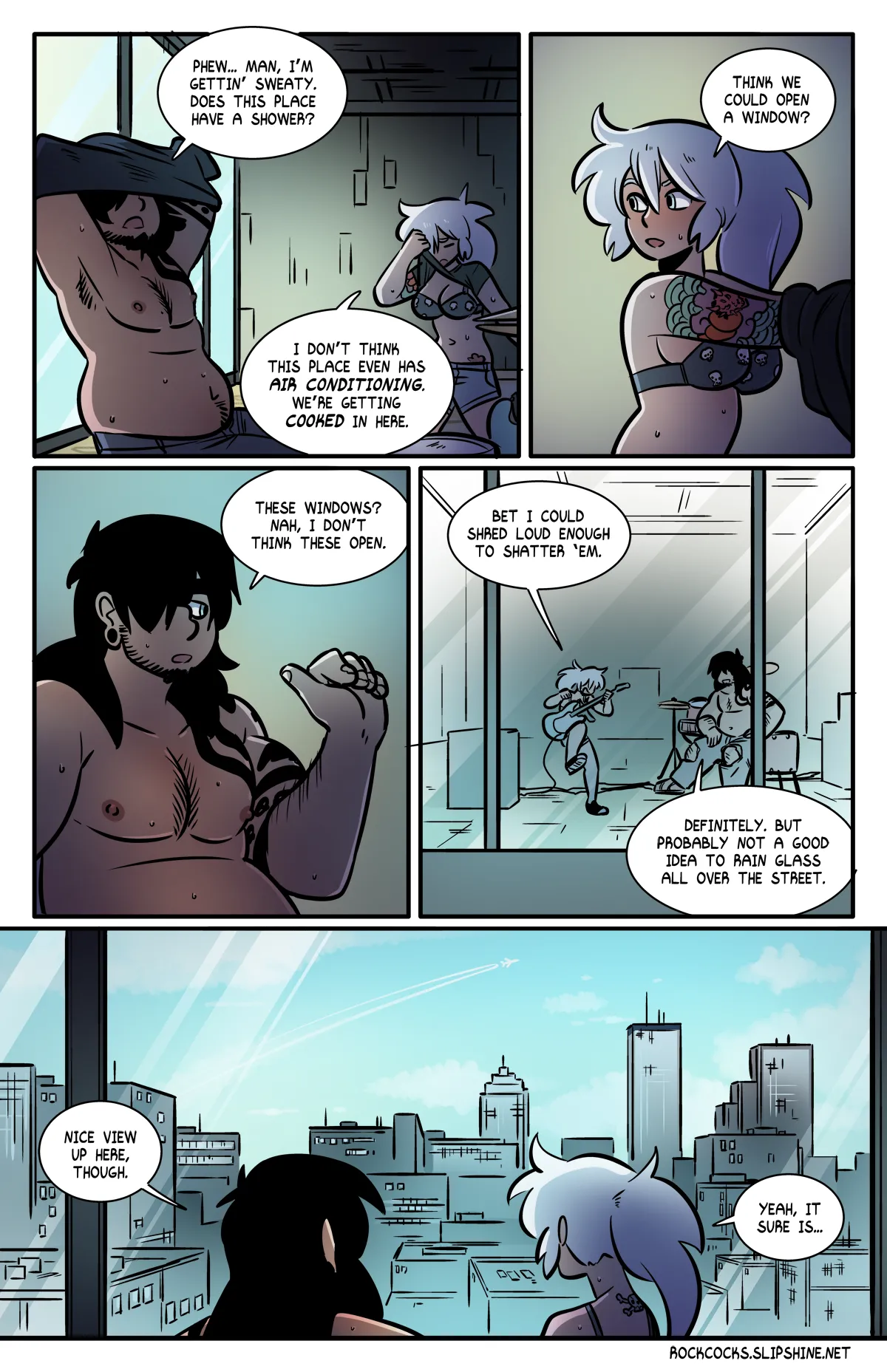 The Rock Cocks - Track 19: Welcome to Hell page 8 full