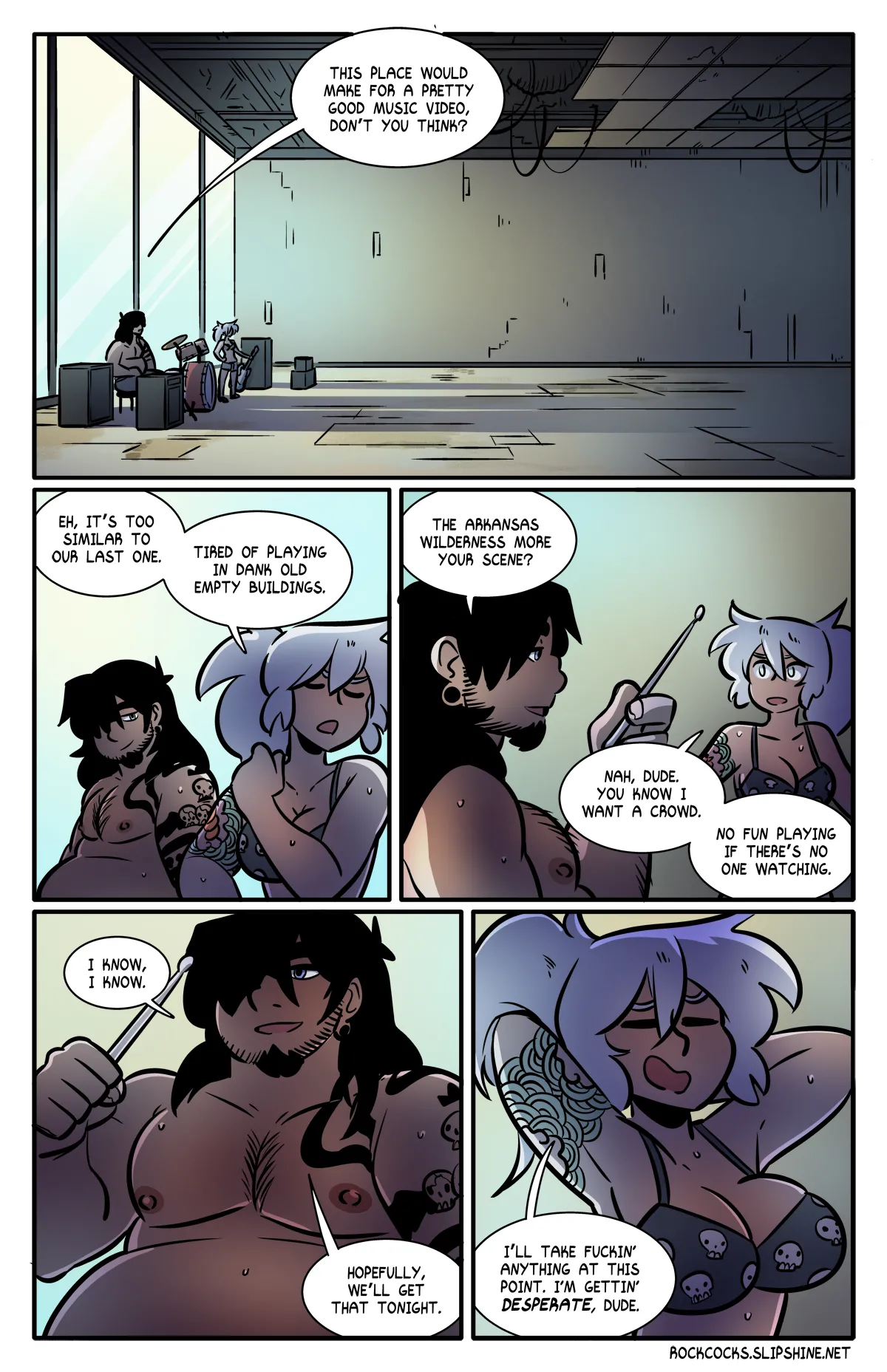 The Rock Cocks - Track 19: Welcome to Hell page 9 full