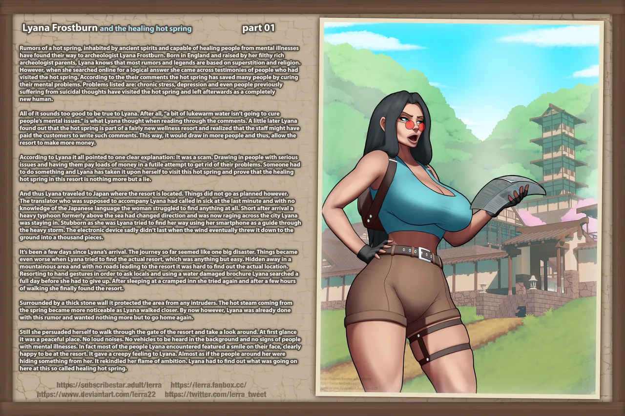 Lyana Frostburn and the healing hotspring page 1 full