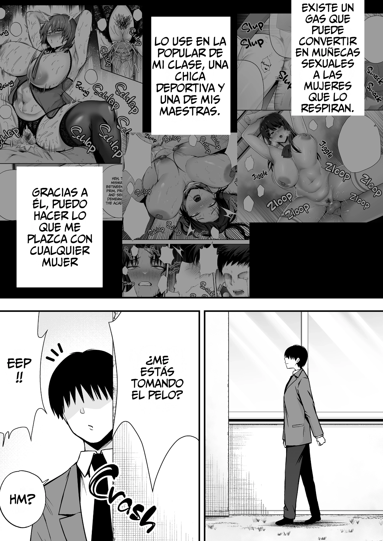 Fukujuu Kyoushitsu 4 Sennou Gas de Classmate ni Yaritai Houdai page 2 full