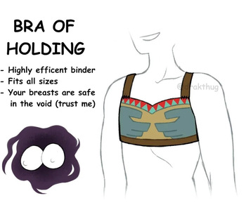 Bra of Holding cover
