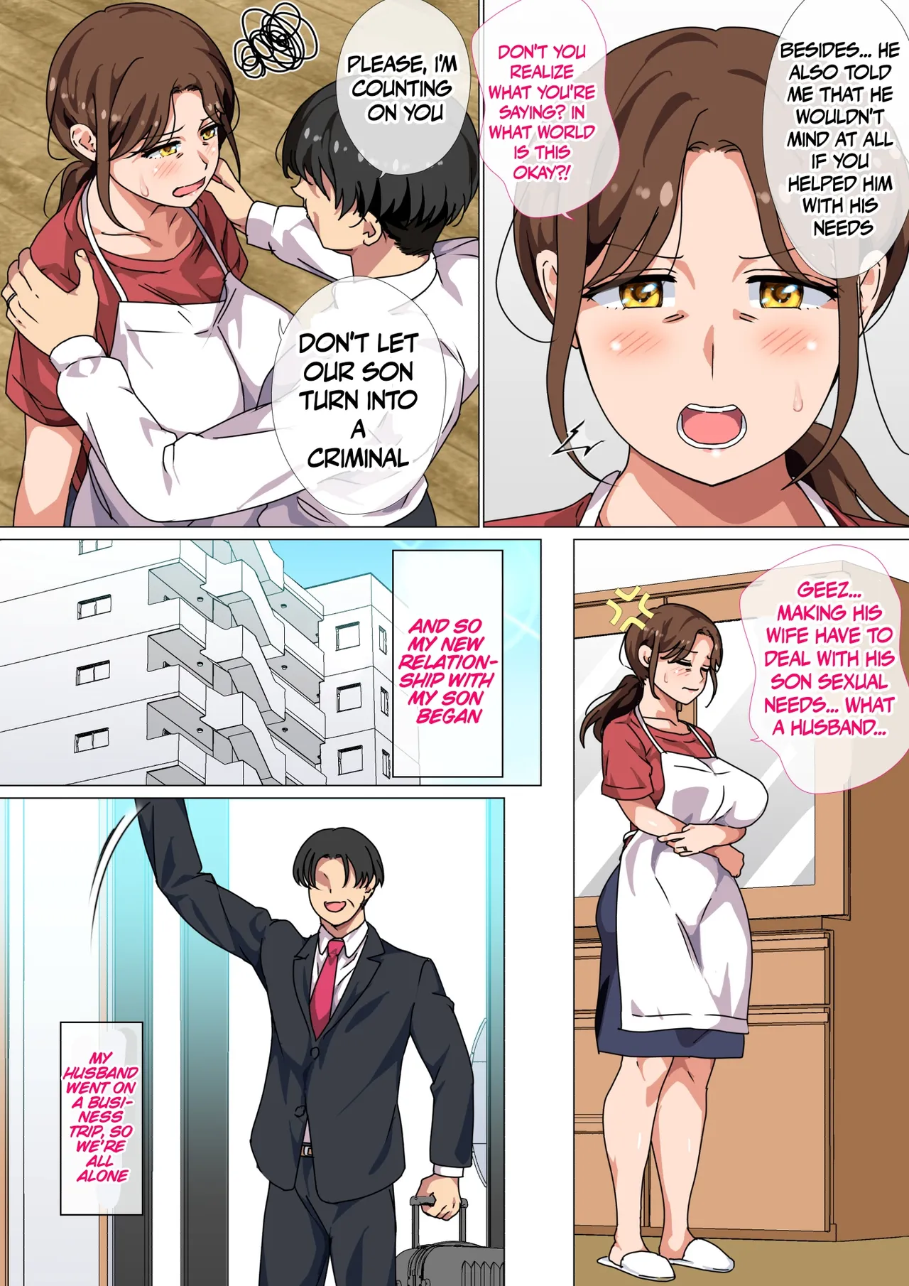 Musuko no Tsuyosugiru Seiyoku o Kaishou Suru no wa Haha no Tsutome desu! | It's a Mother's duty to take care of her son's Sexual Needs! page 3 full