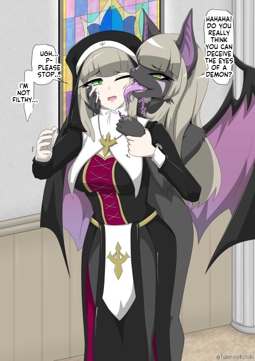 Nun transforms into a beast and falls into darkness page 10 full