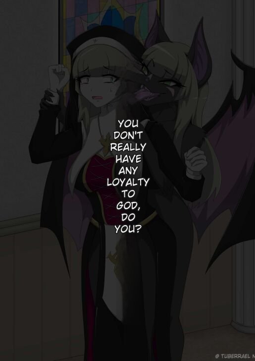 Nun transforms into a beast and falls into darkness page 8 full