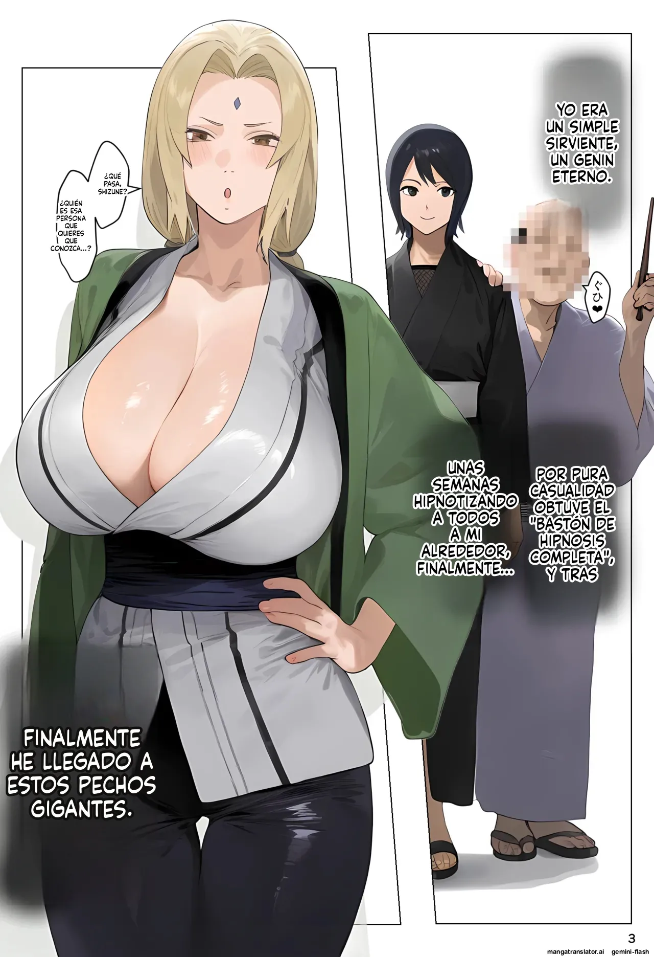 Saimin Ojisan ni Shihai Sareta Senju-ke, Takuran Seishi de Kakeizu Uwagaki Ninshin-chuu - Panic america  MTL page 3 full