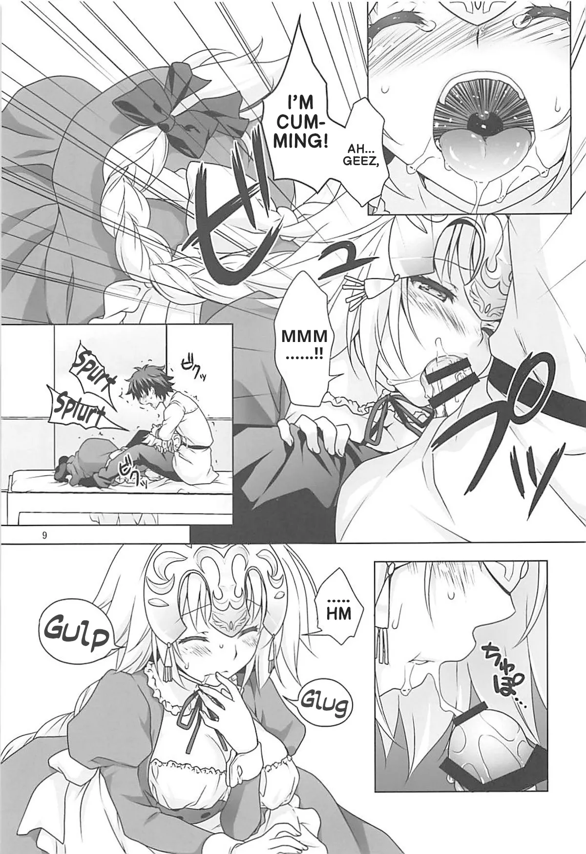 Saint Jeanne serving as a Maid page 8 full
