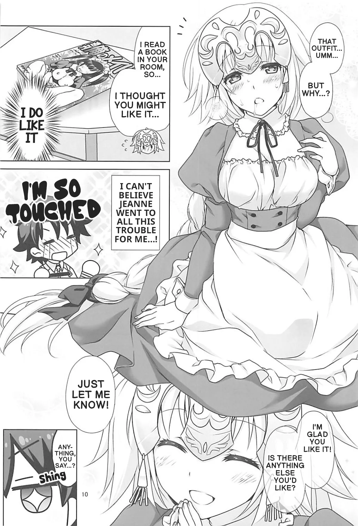 Saint Jeanne serving as a Maid page 9 full