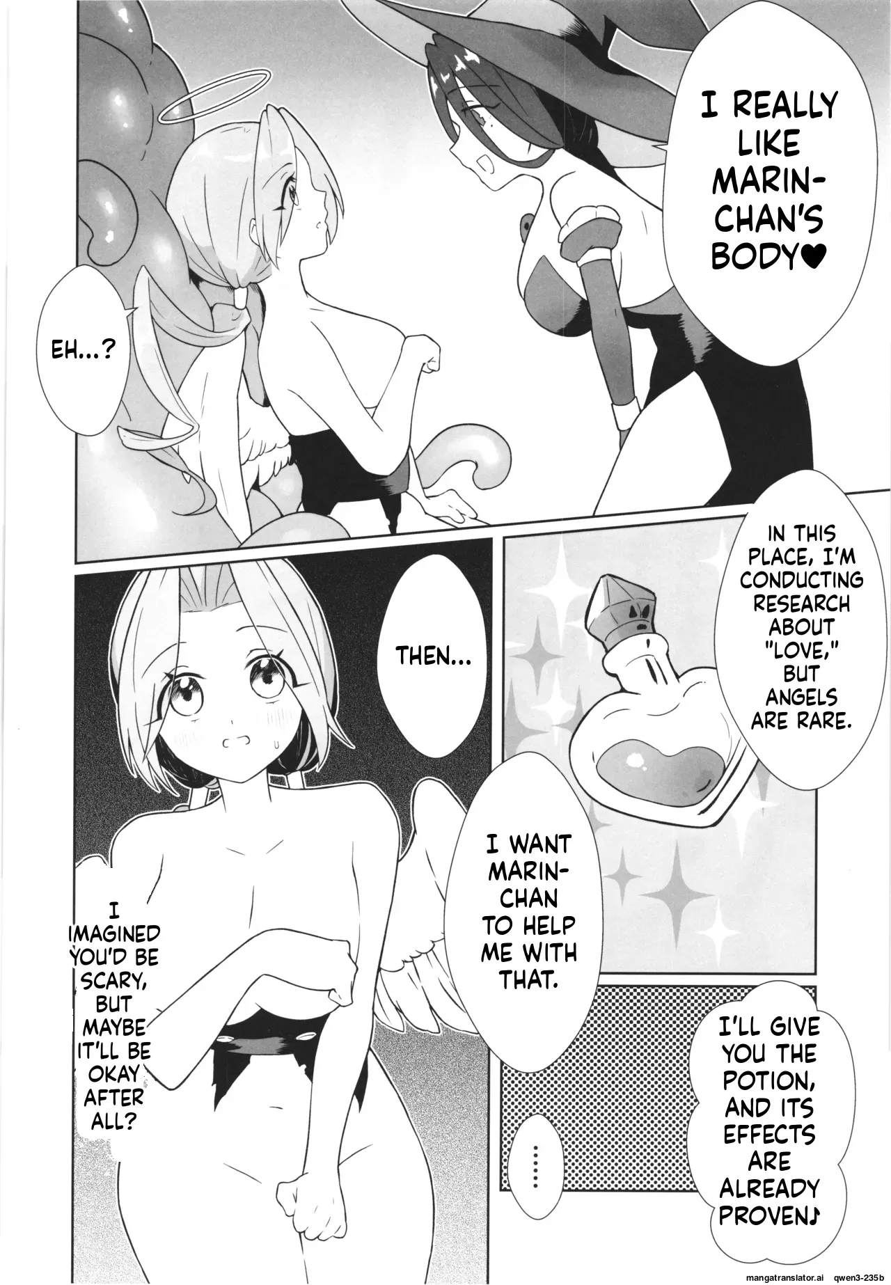 Majo no Kairaku Kenkyuujo -Marin no Mezame- page 10 full