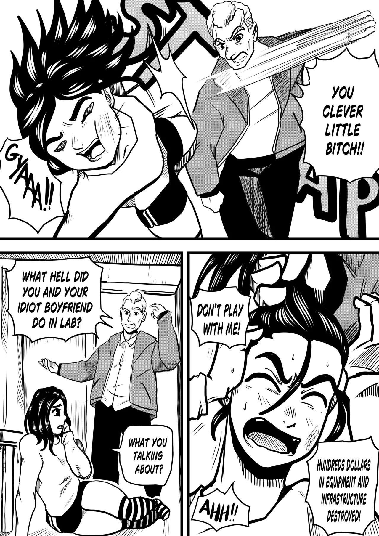 Betty Hulk AU: Talbot Makes Betty Angry page 3 full