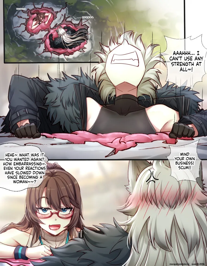 Silverash♀ Falls into a Tentacle Hole page 8 full