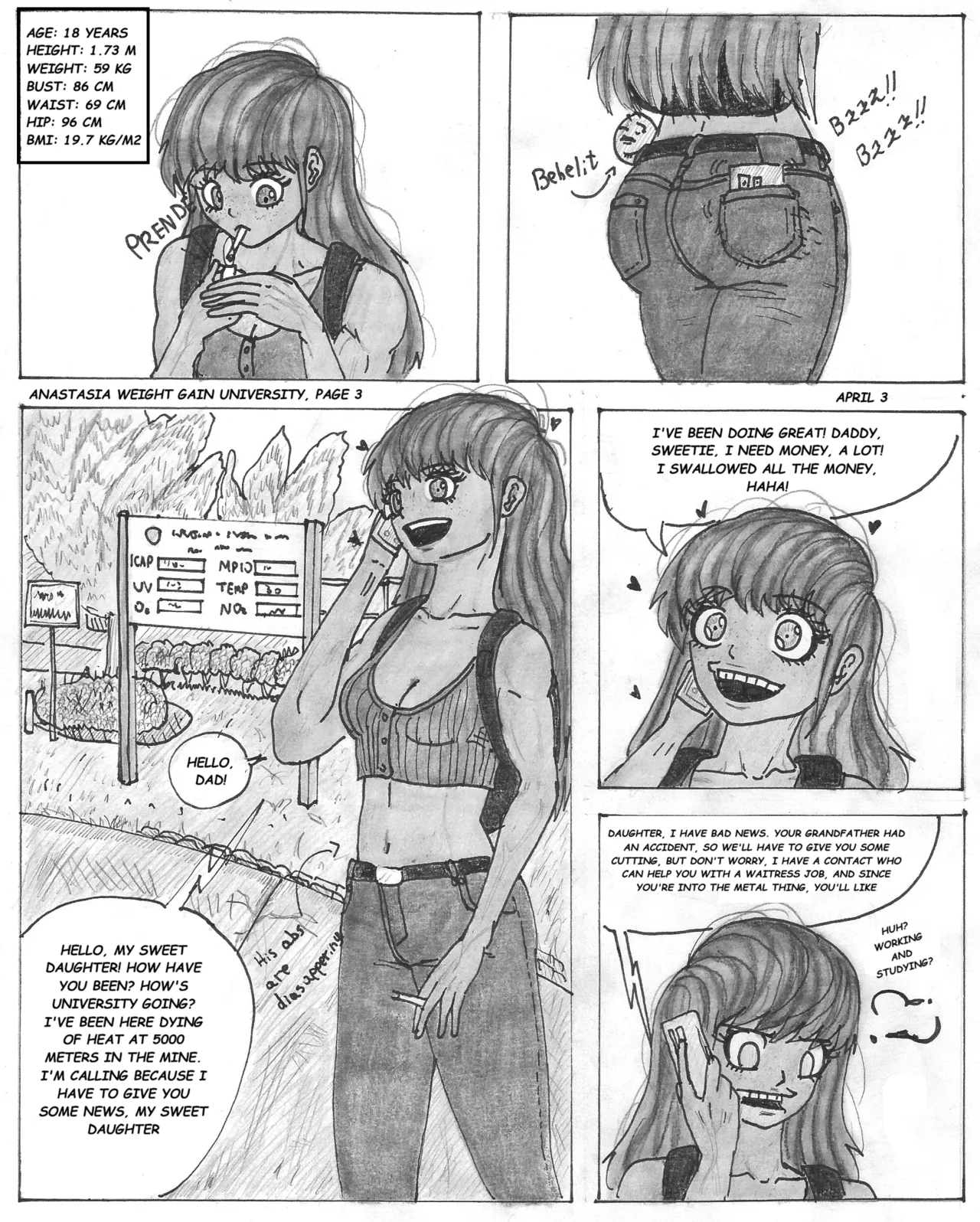 ANASTASIA WEIGHT GAIN IN UNIVERSITY page 3 full