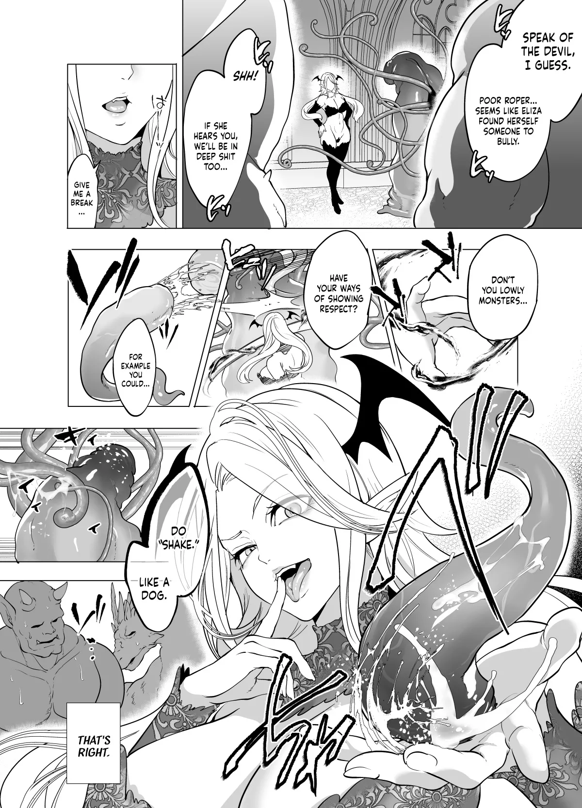 Shokushu Kan Haramase de Takabisha Succubus o Wakaraseru! page 4 full