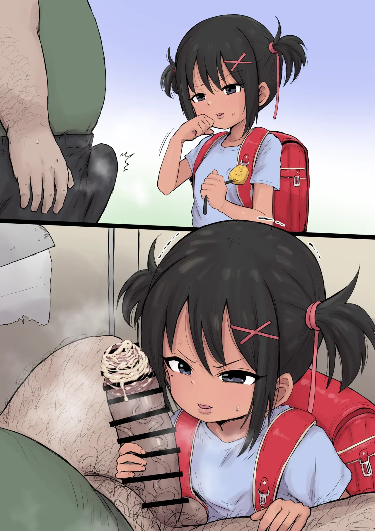 Tanned Girl Smegma Blowjob page 7 full
