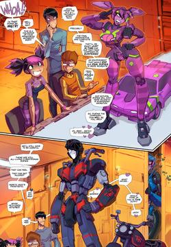Jack X Arcee: "Autobutt Jack"