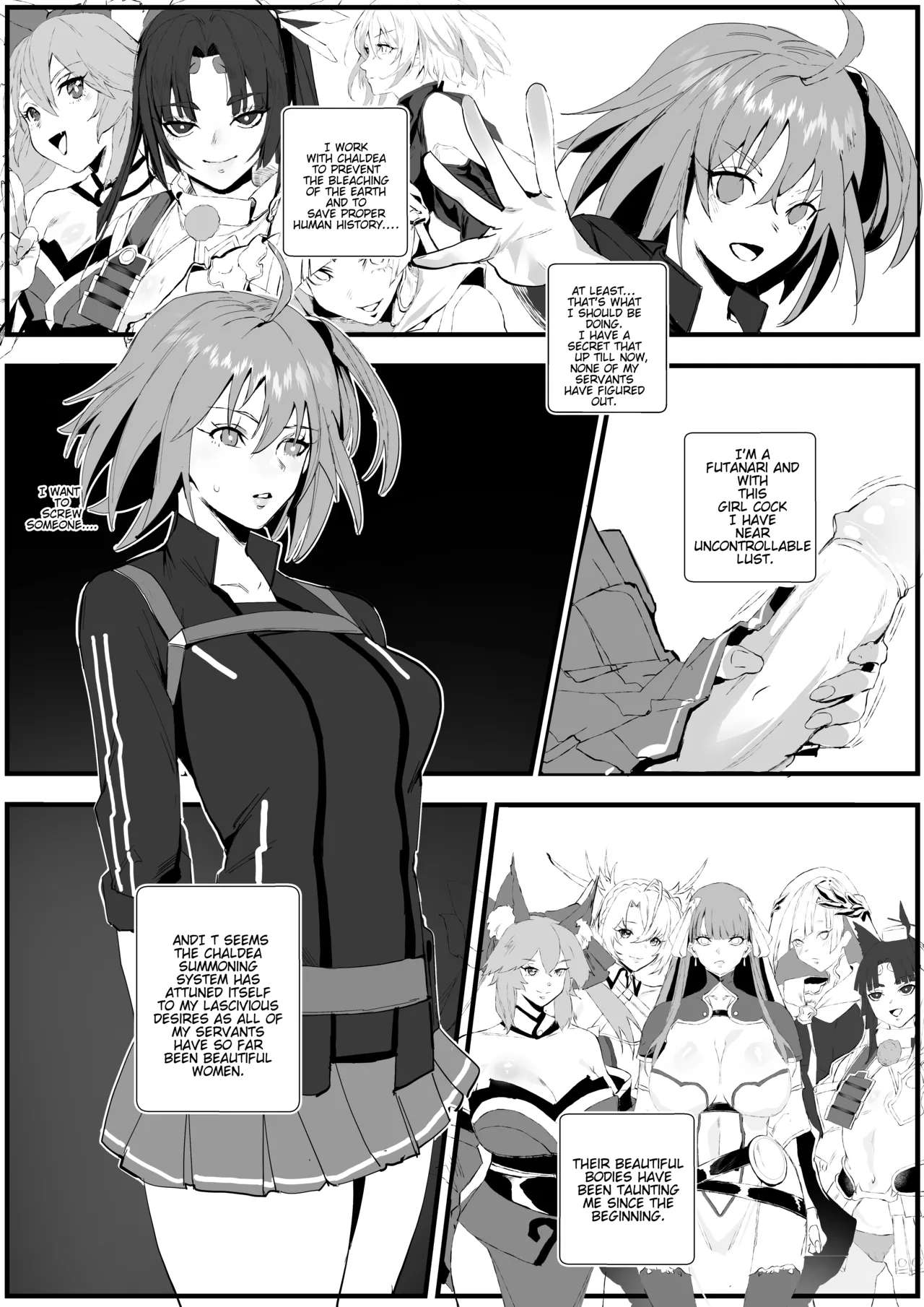 Sexual Experiment Chaldea: Corruption Klironomia page 1 full