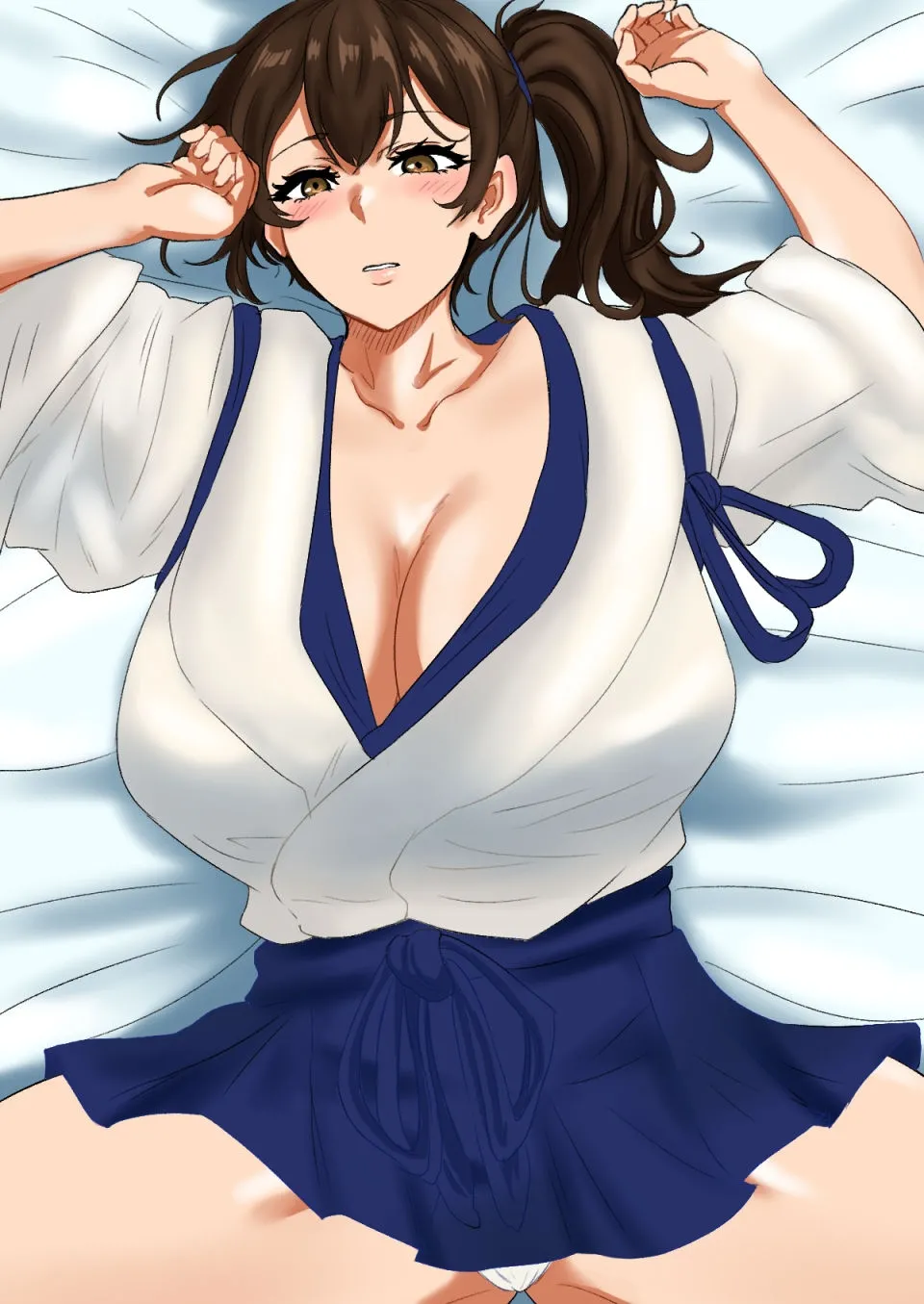 ベッドに押し倒される加賀＋差分 page 1 full