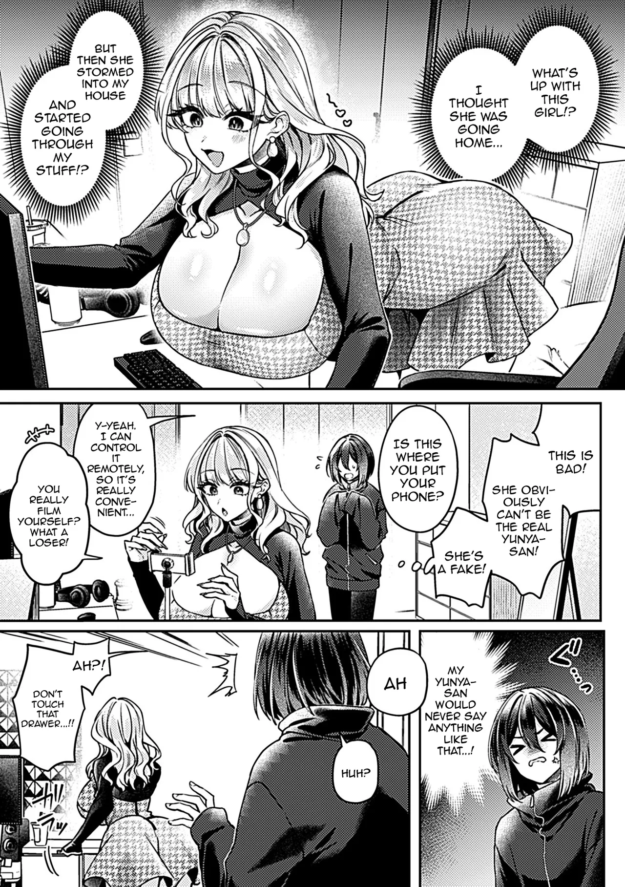 Tsuyo Tsuyo Gal no InCha  Ikusei Keikaku Ch.2 | A Forceful Gyaru's Shy Man Raising Project Ch.2 page 4 full