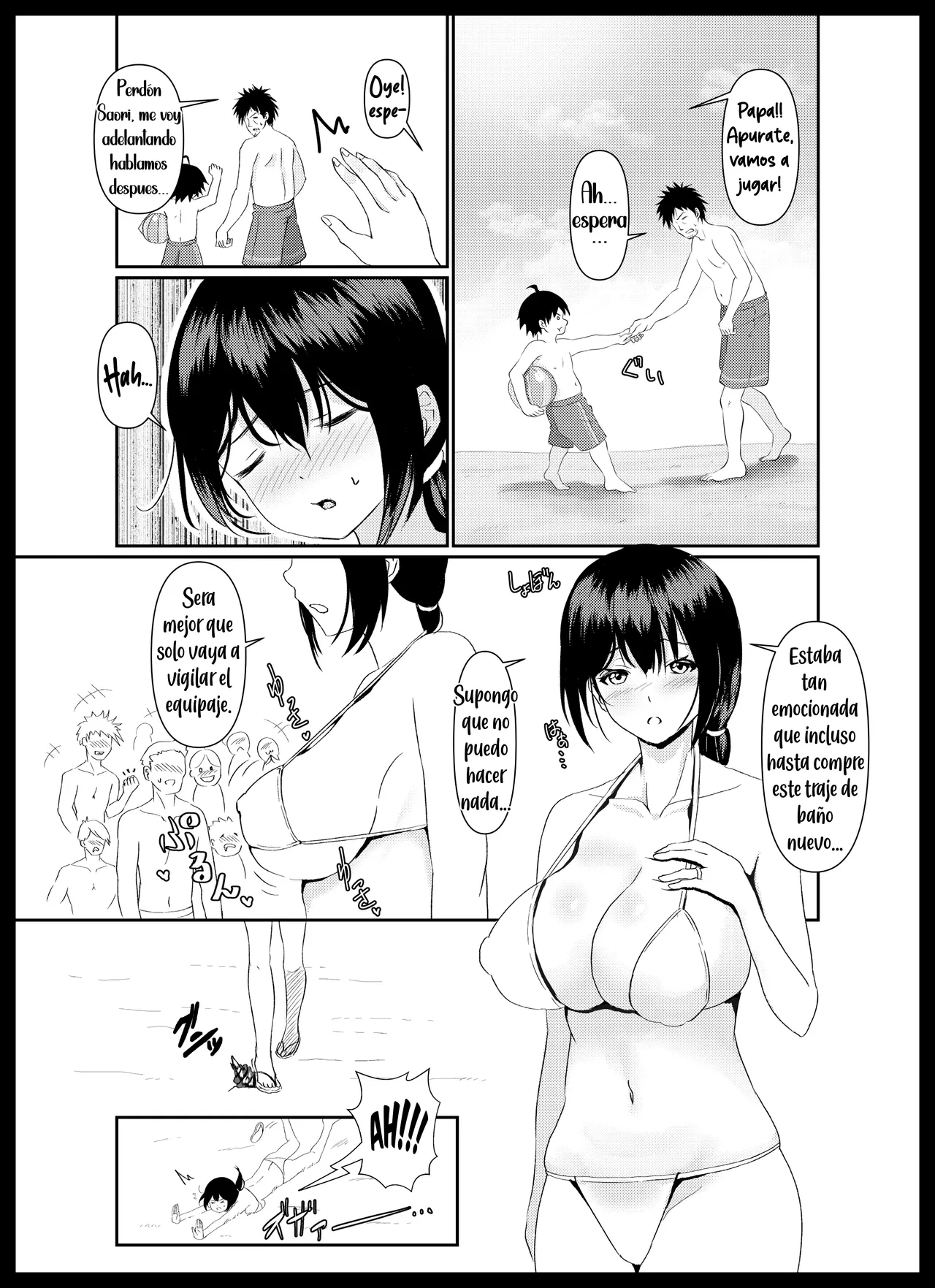 HITOZUMA NTR KAZOKU RYOKOU-SASHIMI   Traducción; XxKINGBAKxX page 4 full