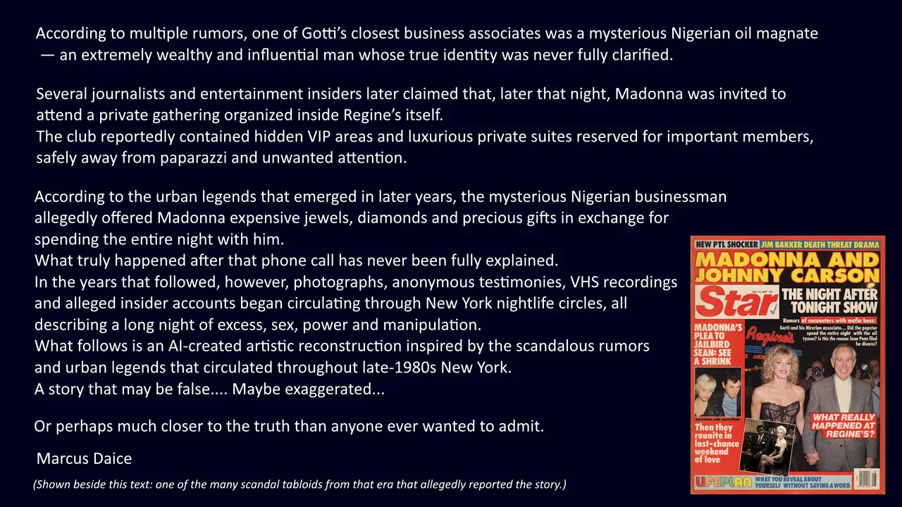 THE REGINE’S TAPE - Madonna, Gotti &amp; The Secret Night page 3 full