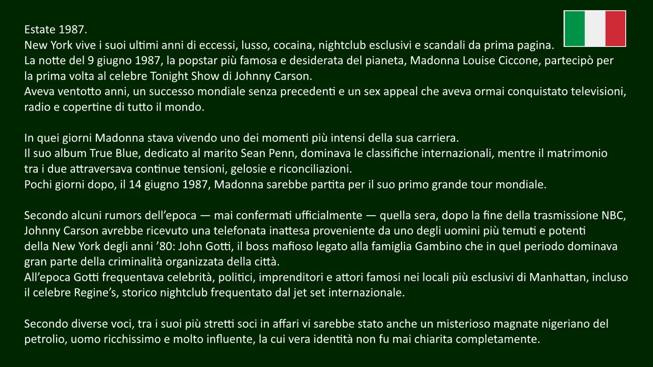 THE REGINE’S TAPE - Madonna, Gotti &amp; The Secret Night page 6 full