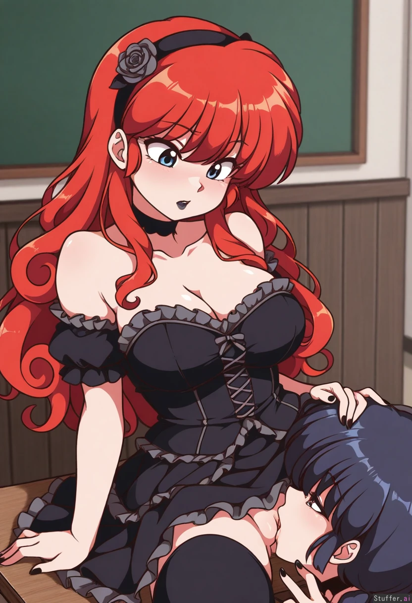 Ranma 1/2 Goth and Giantess Goth Ranma page 8 full