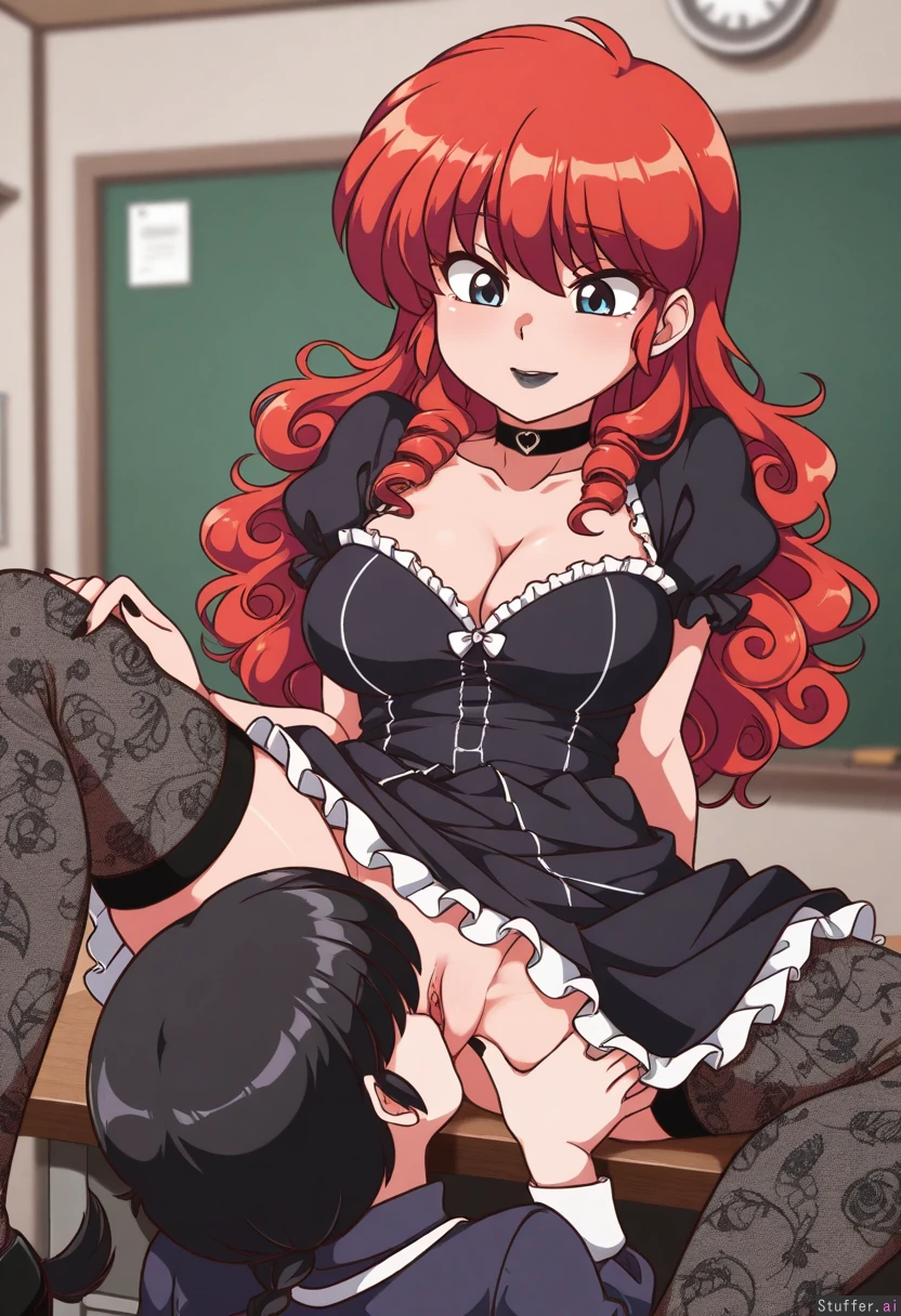 Ranma 1/2 Goth and Giantess Goth Ranma page 9 full