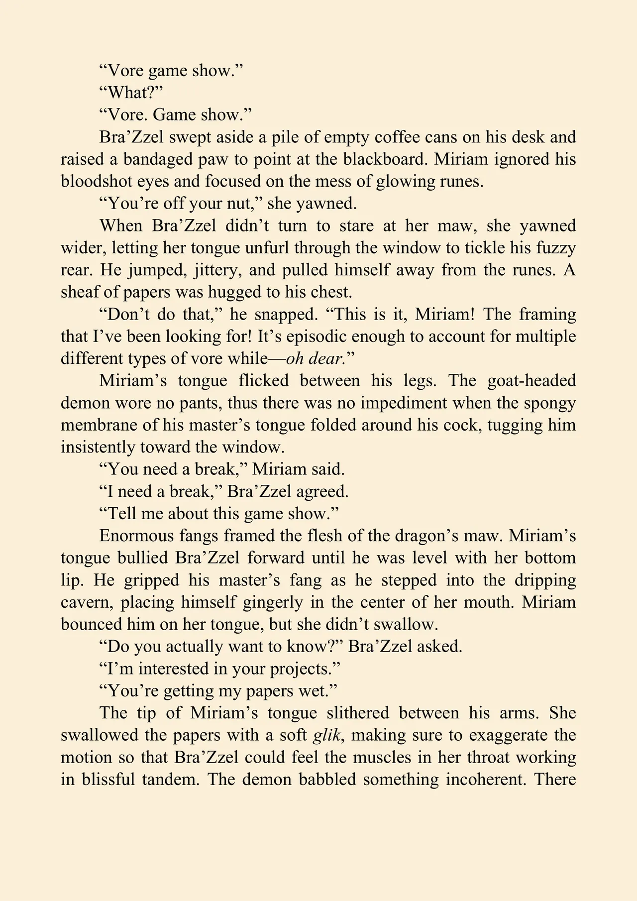 Back Down the Snake Throat page 6 full