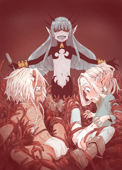 Daraku no majo ~ shonen yosha to tsurupeta Erufu wa ikanishite majo ni yabureta ka