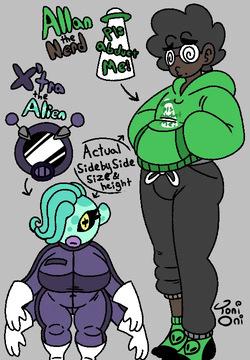 Allan and X'tra 🤓👽