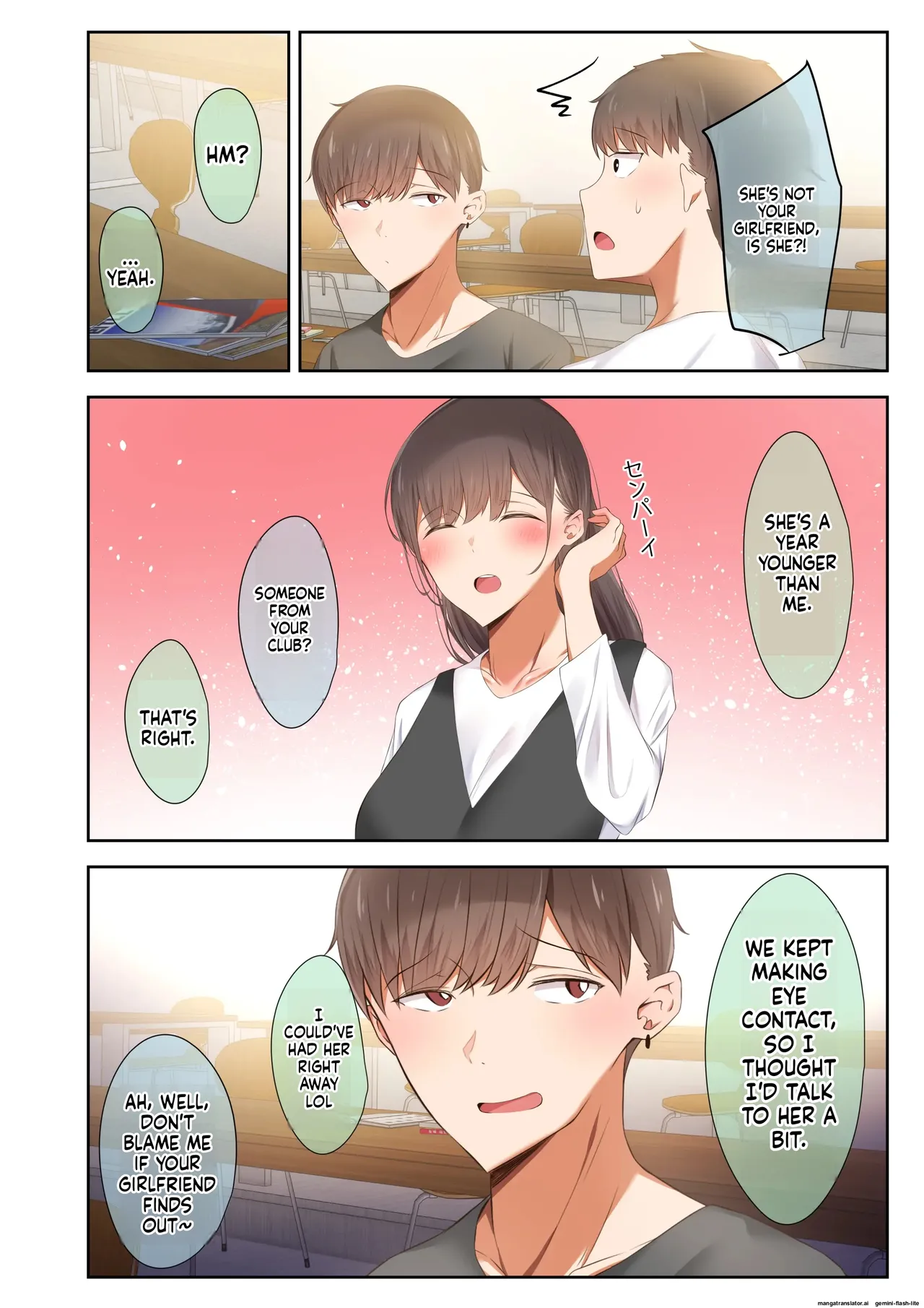 Otoko Tomodachi no Youna Ore no Osananajimi ga, Yarichin ni Yotte Mesu ni Saserareru Hanashi. 1-3 page 7 full