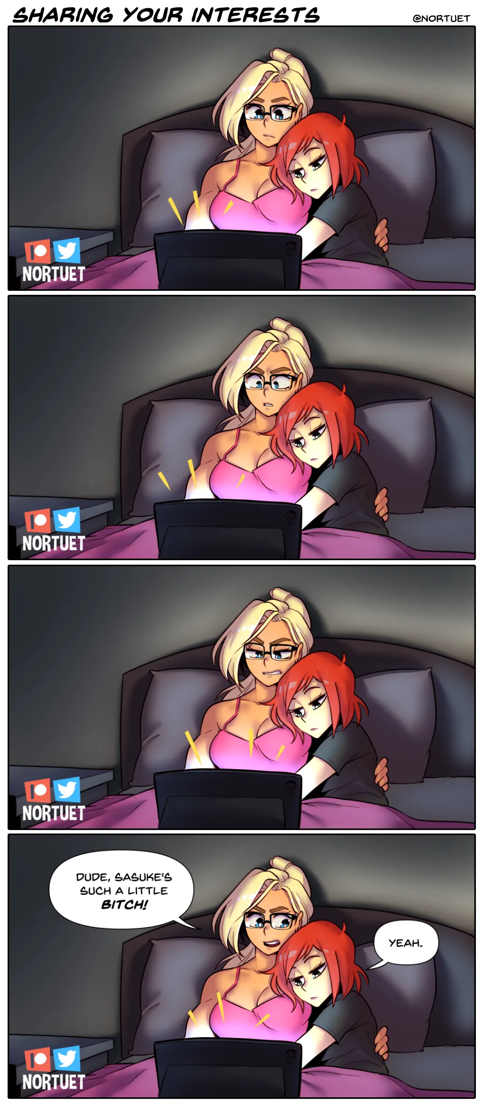 Nortverse: Tara &amp; Beverly - 4koma page 3 full