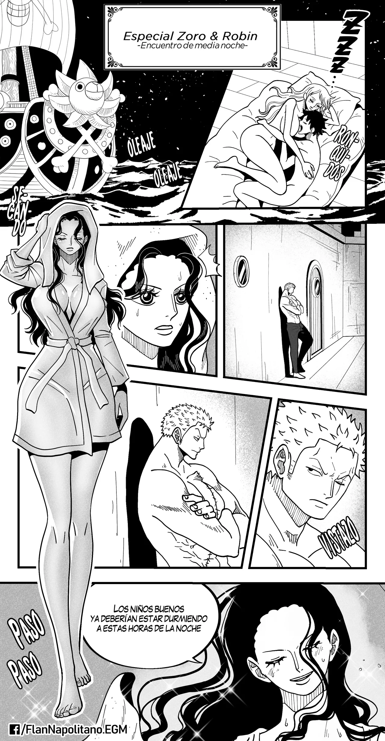 Flan Napolitano - Especial - Zoro &amp; Robin page 4 full