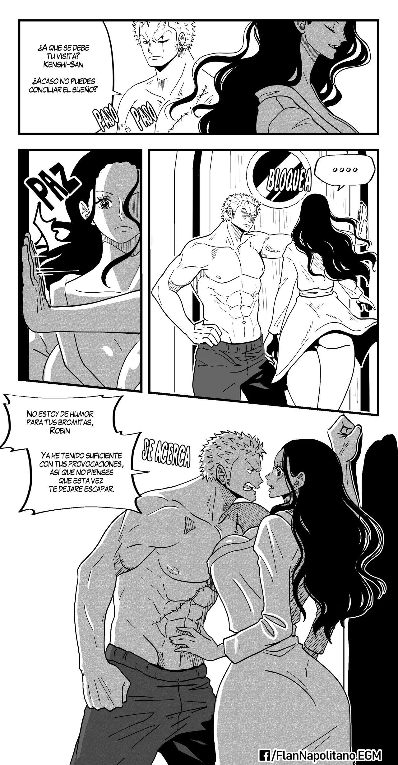 Flan Napolitano - Especial - Zoro &amp; Robin page 5 full