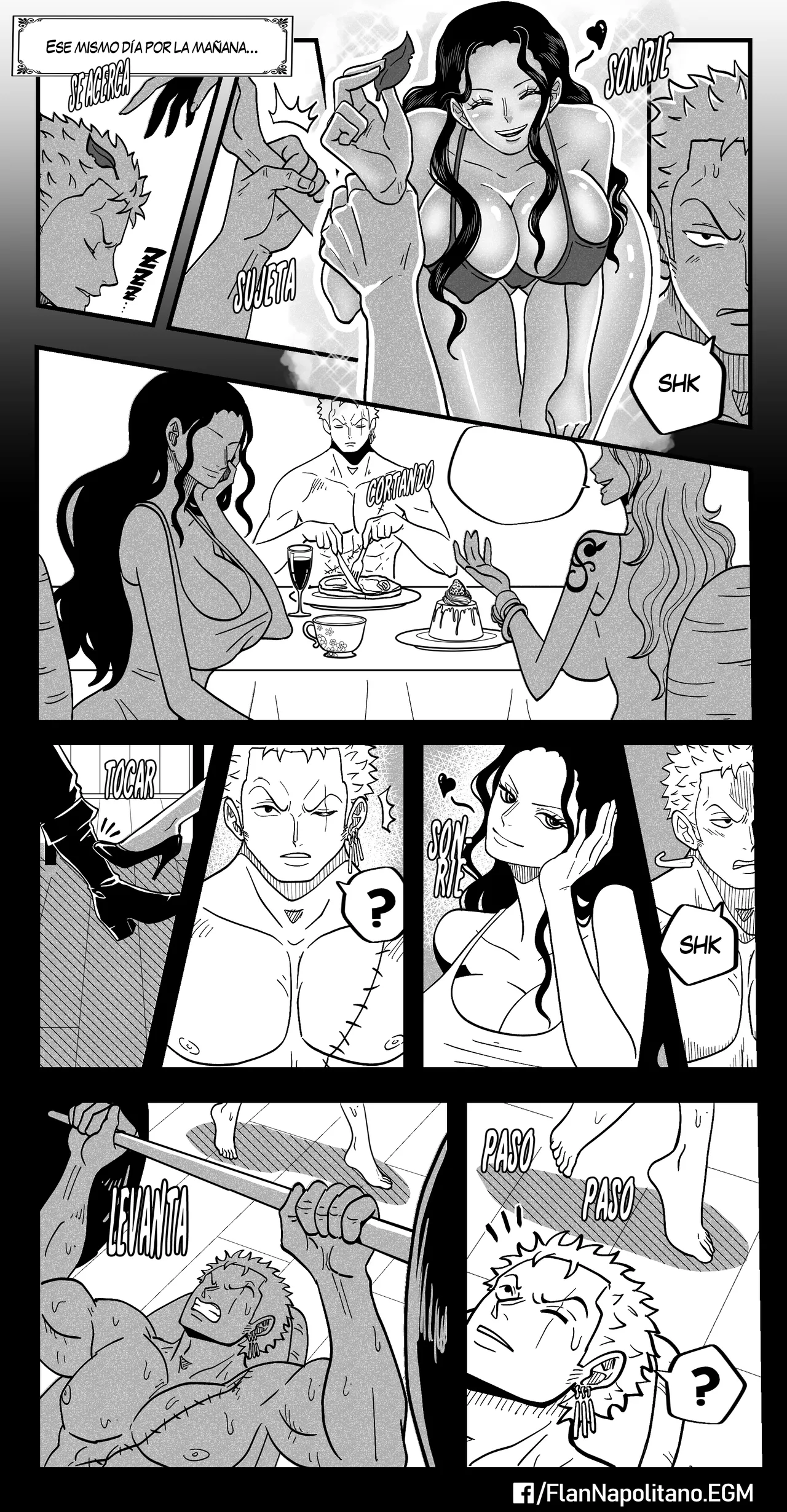 Flan Napolitano - Especial - Zoro &amp; Robin page 6 full
