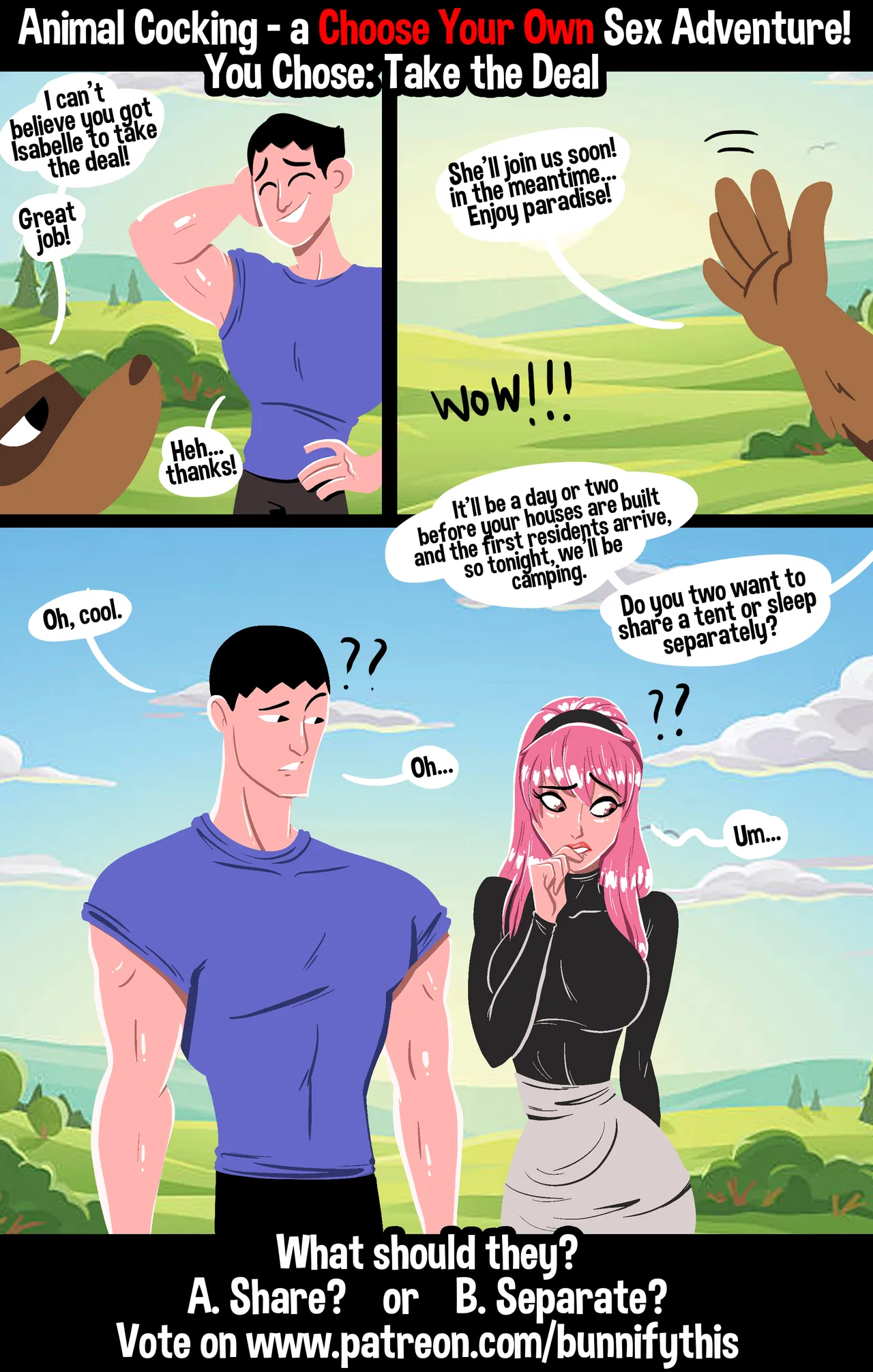 Animal Cocking CYOA page 10 full