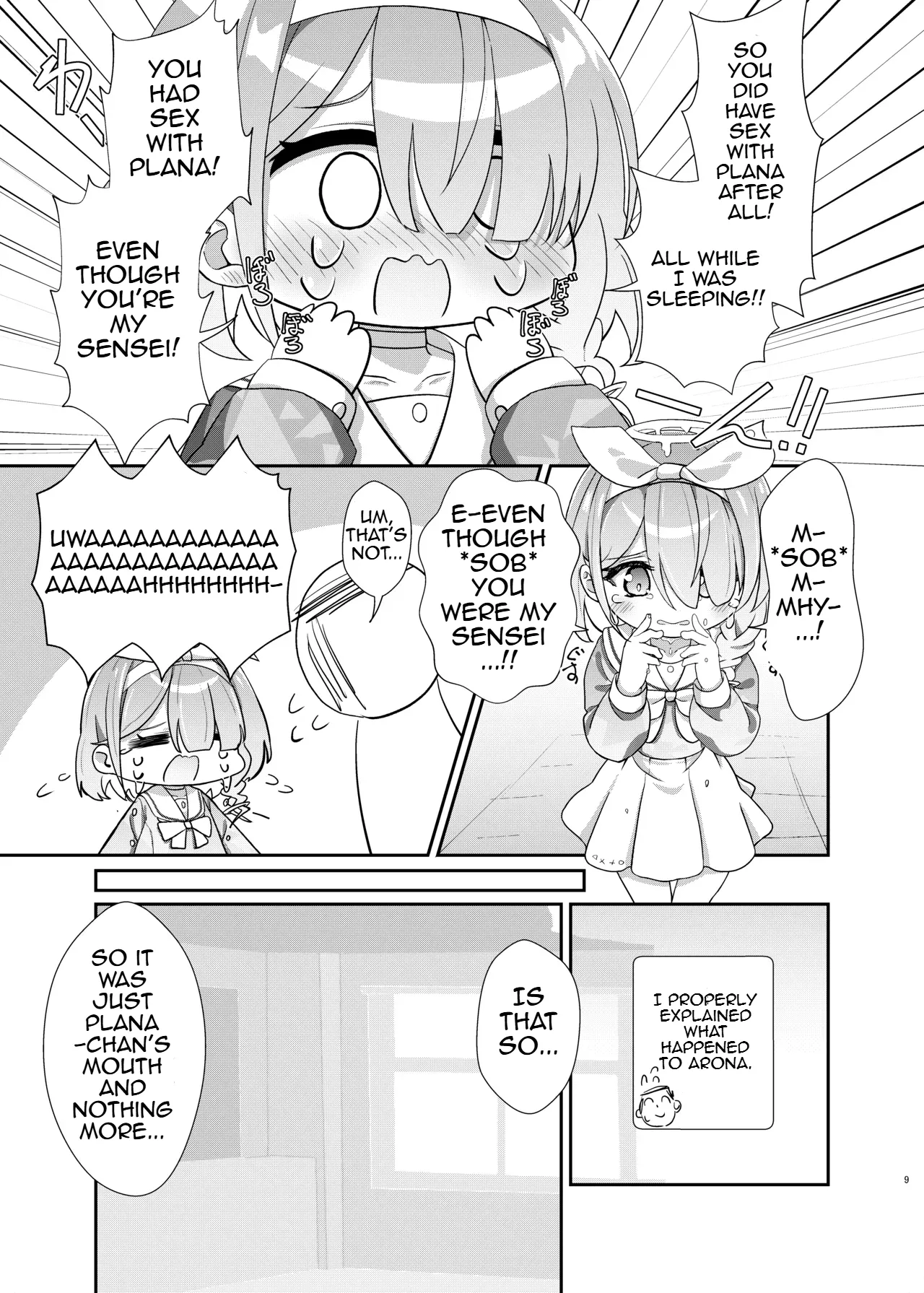 Sensei no Koto ga Daisuki na Arona-chan to Goui Ari Icha Love Nakayoshi Hon | Arona-chan Agrees To A Friendly And Affectionate Relationship With Her Sensei Who She Loves Very Very Much page 8 full