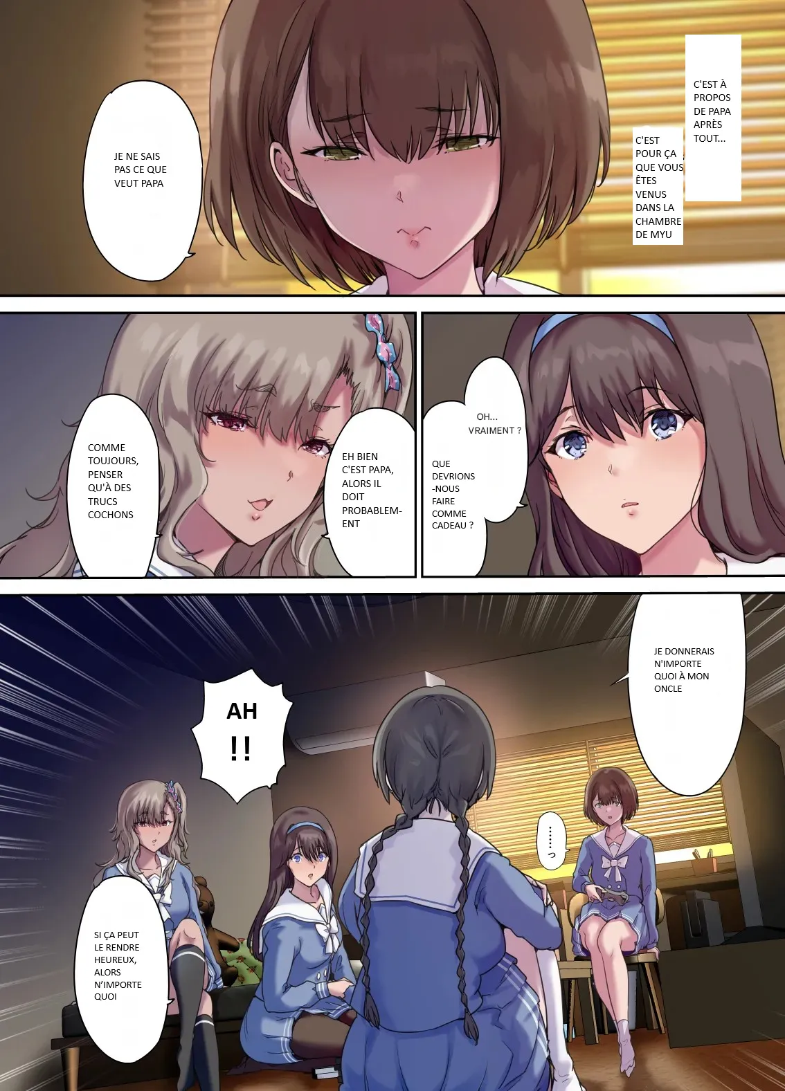 Papa no shinshitsu wa musume tomodachi no tamariba 4 page 3 full