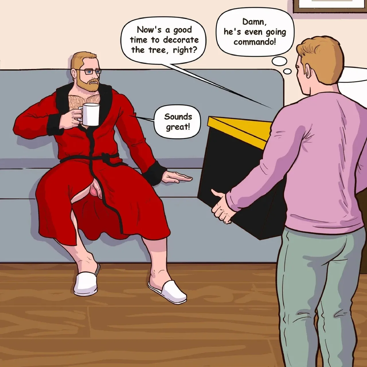 Gabo Artwork Comic 68 - Sean Serving the Edwards page 2 full