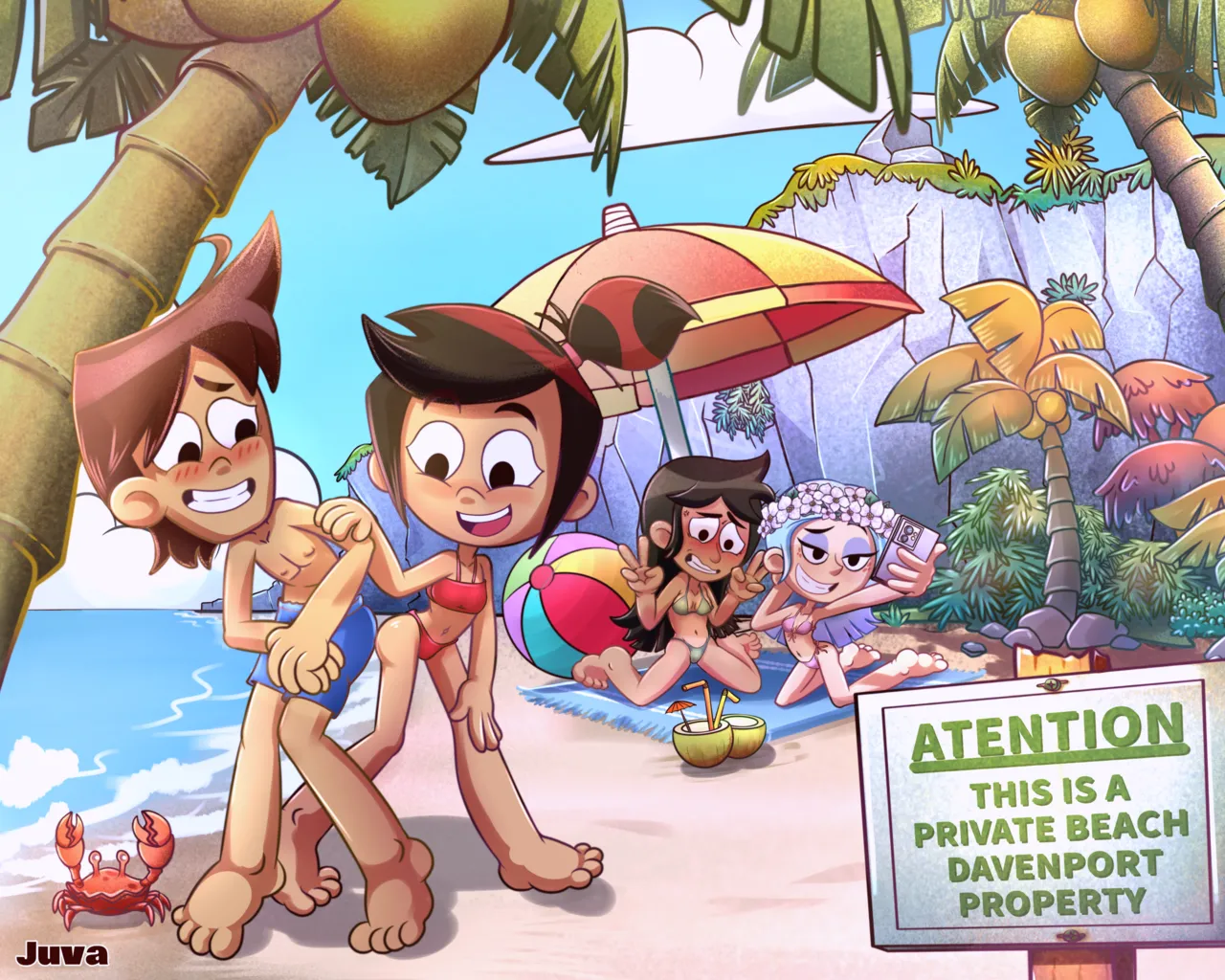 Molly &amp; Friends at the beach page 1 full