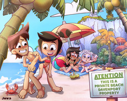 Molly &amp; Friends at the beach
