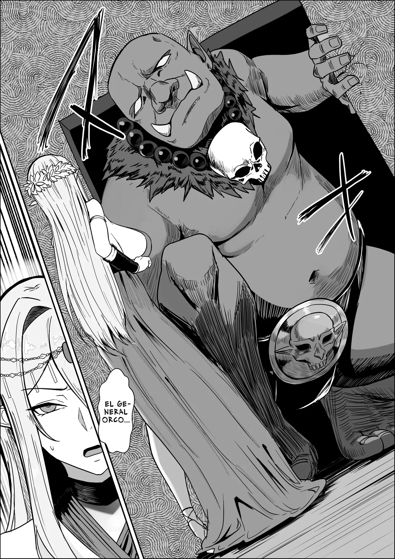 Torawareta Elf Touzen Seidorei no Kei | La Elfa Cautiva: Naturalmente condenada a ser una esclava sexual page 7 full