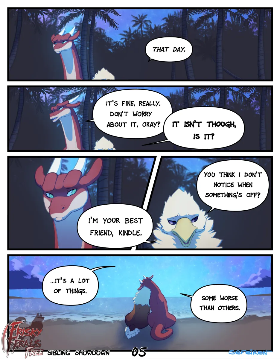 Frisky Ferals - Sibling Showdown page 5 full